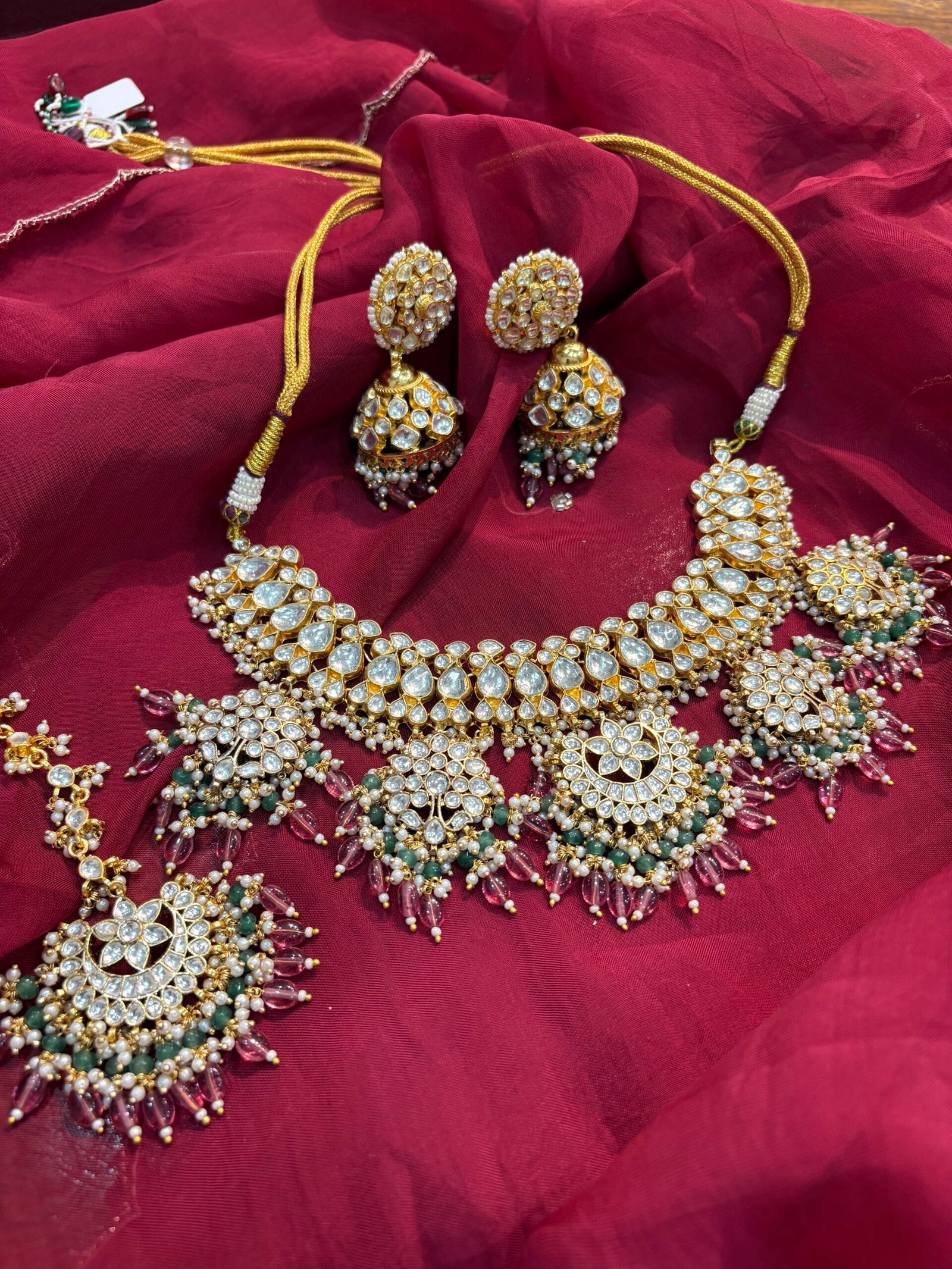 Vatsalya Kundan Bridal Necklace set