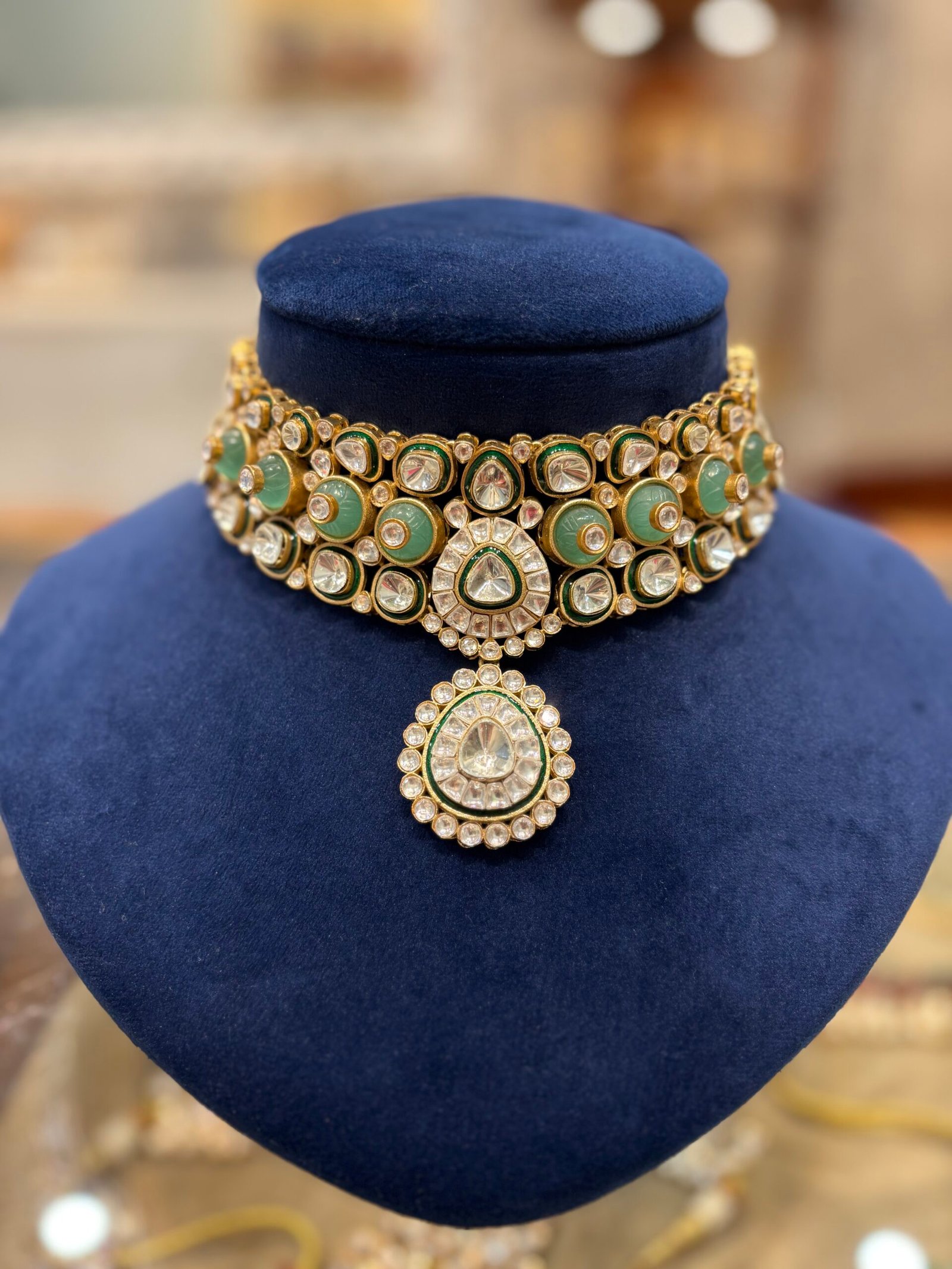 Alara Polki Bridal Choker Set