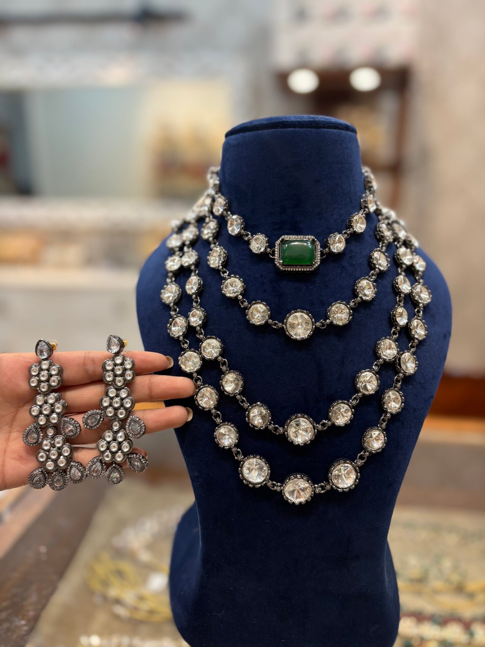 Ishika Polki Necklace Set