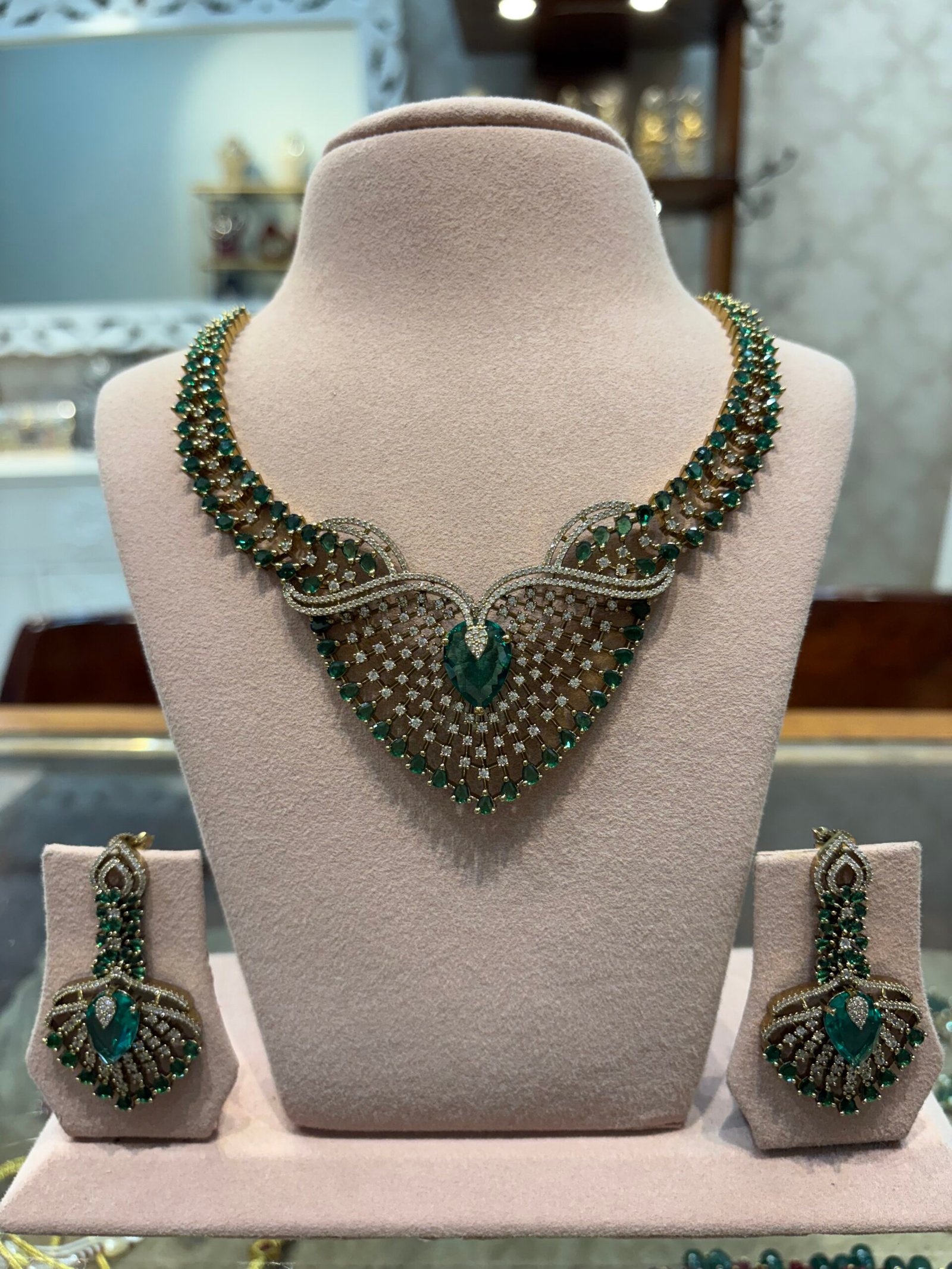 Zariya Polki necklace set