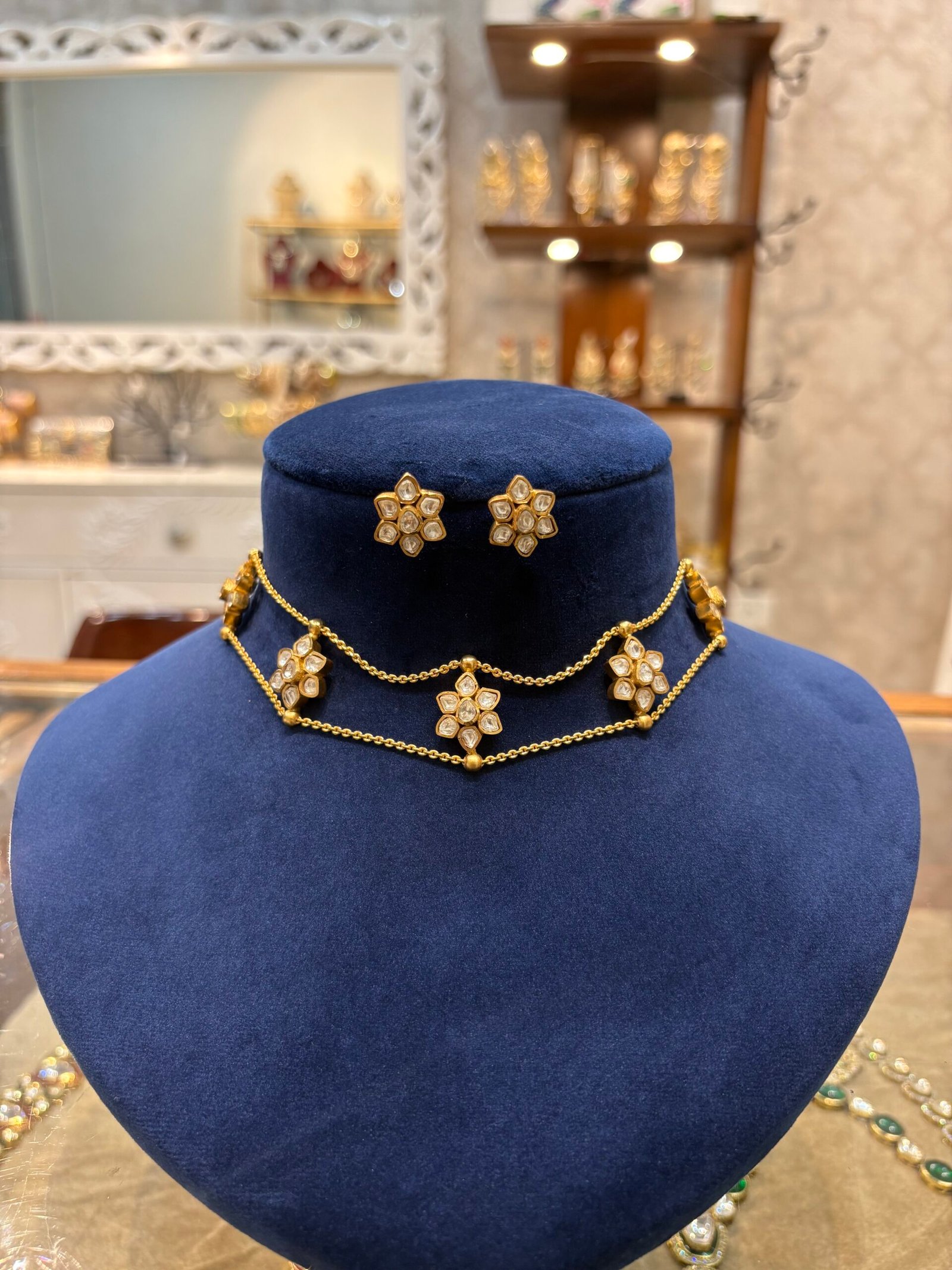 Danica Polki necklace set