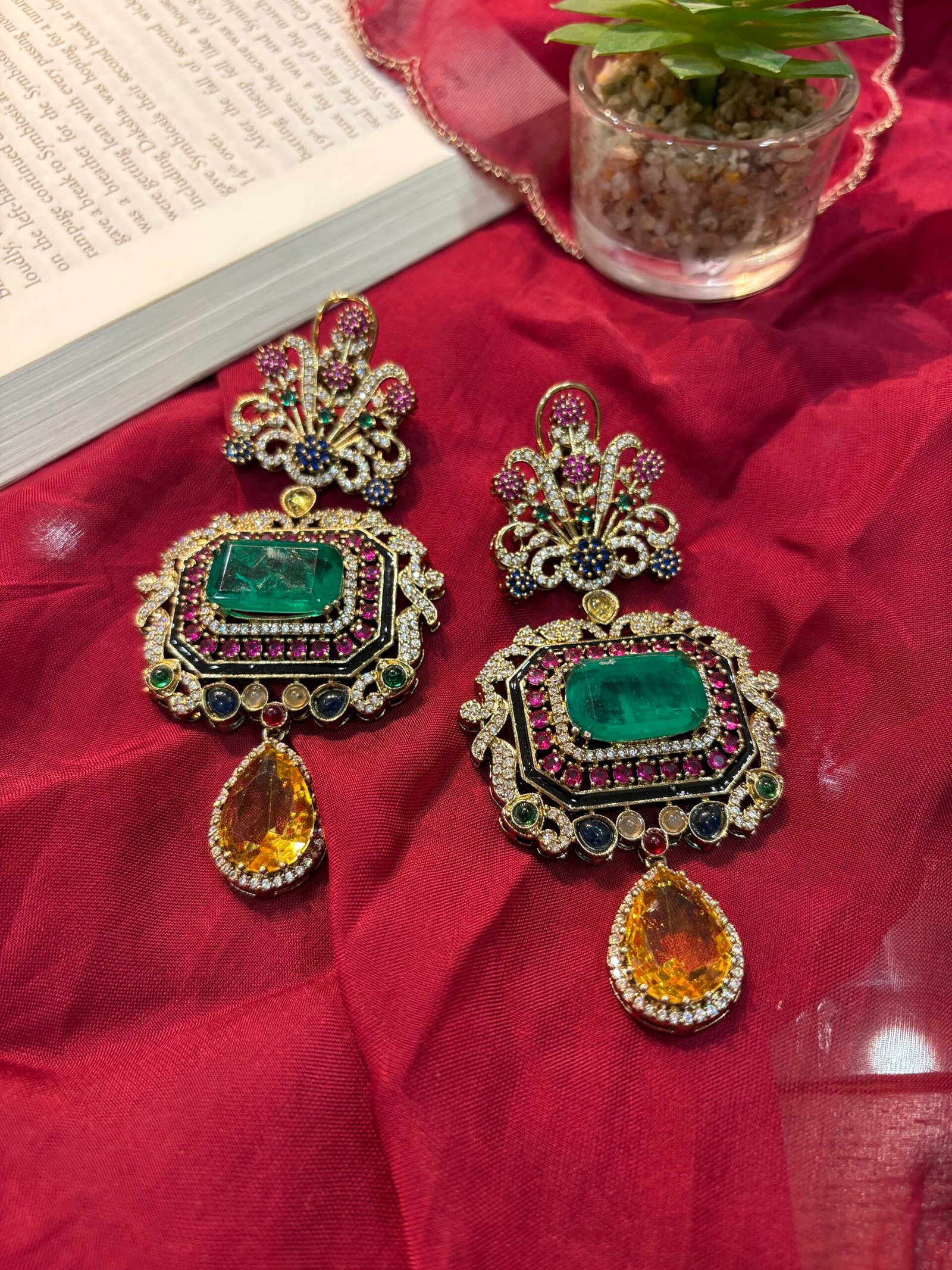 Charita Polki Earrings