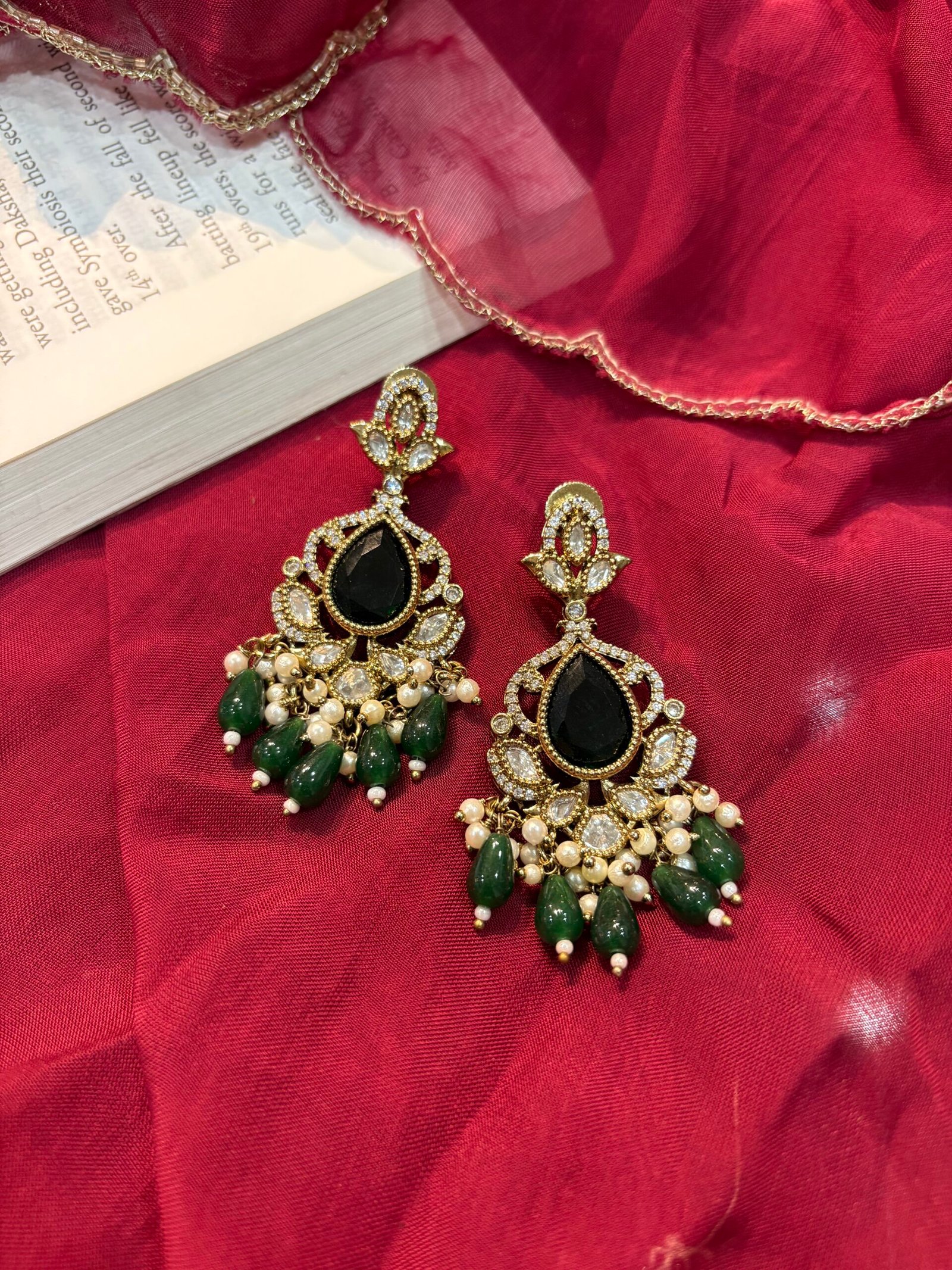 Kshirja Polki Earrings