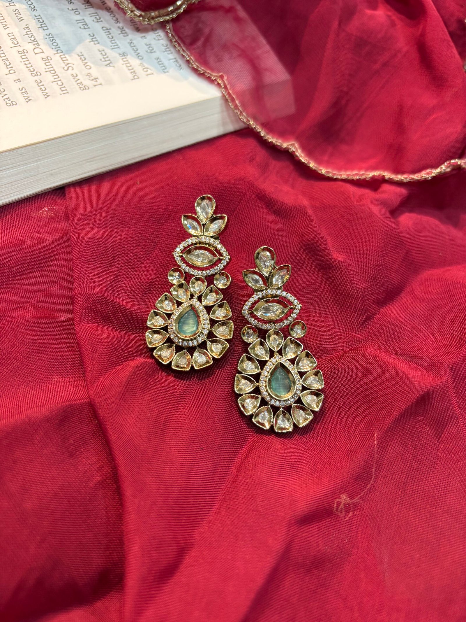 Vrushika Polki Earrings