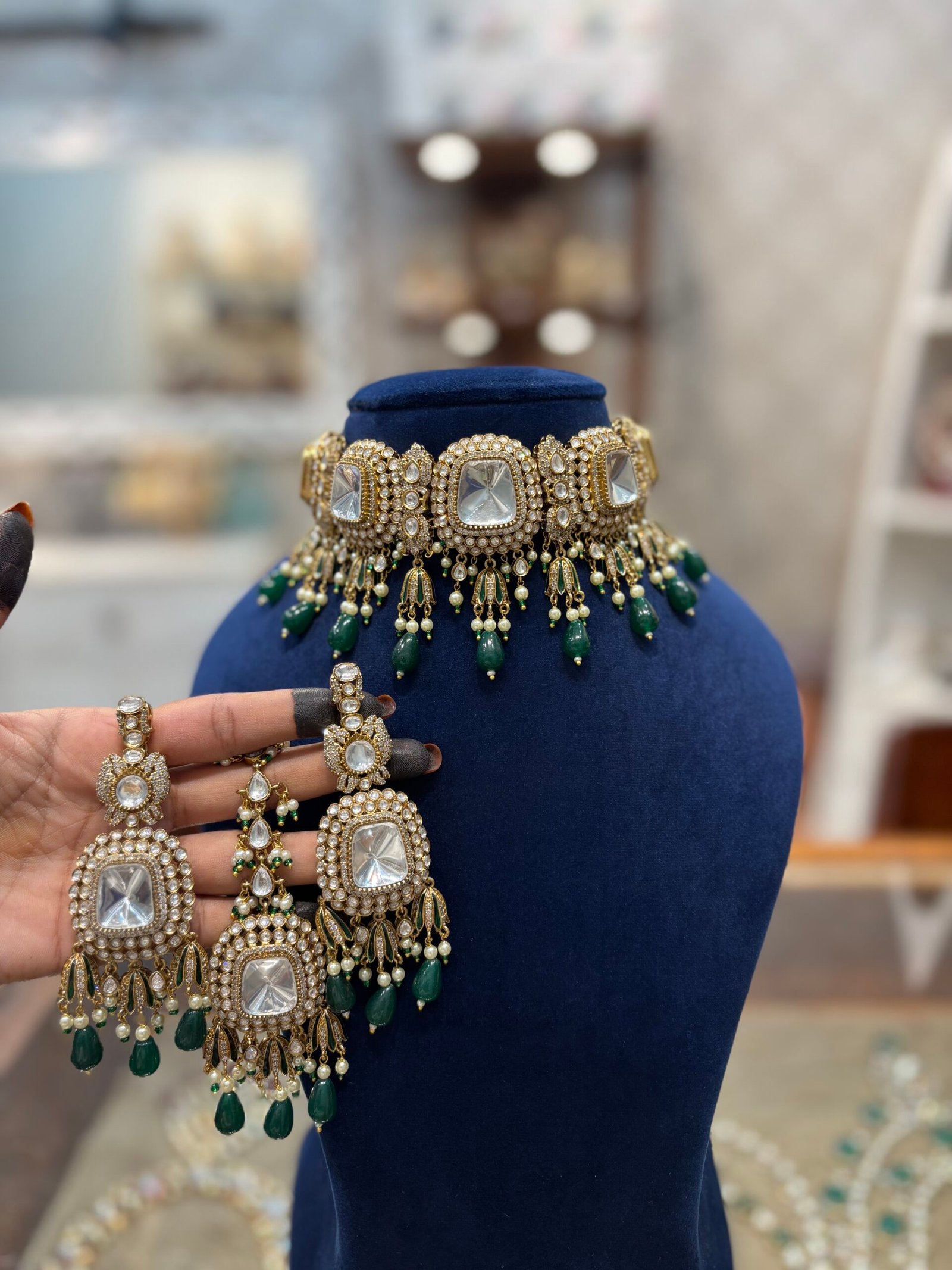 Mrinmayi Polki Bridal Choker Set