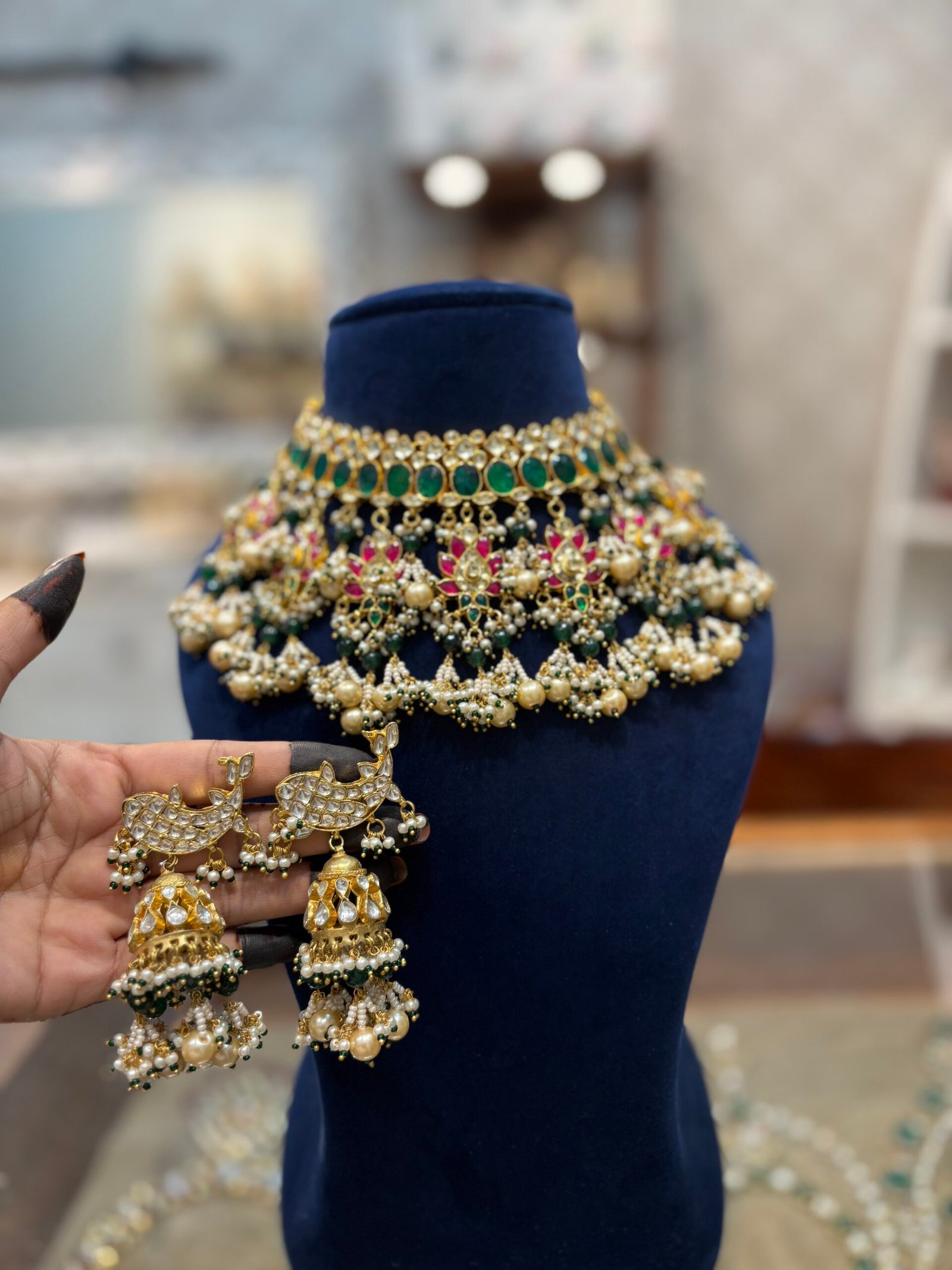 Lavitha kundan Bridal Choker Set
