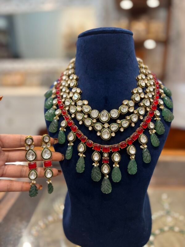 Mahati Polki Bridal Necklace Set