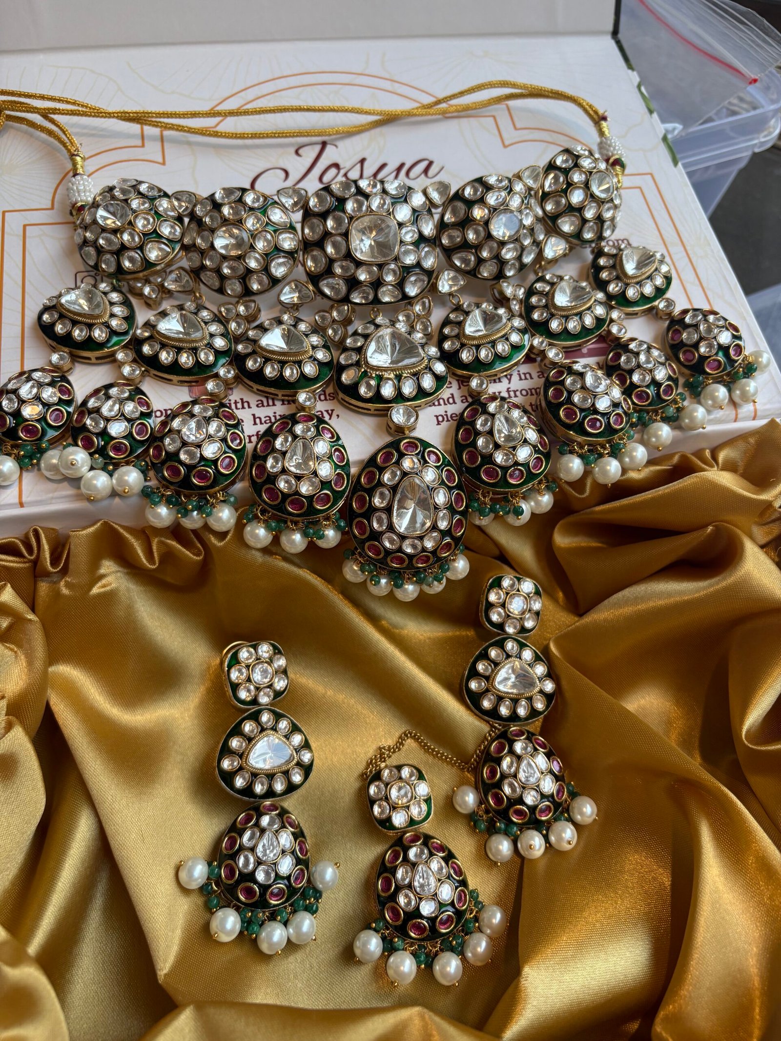 Maitreyi Polki Bridal Choker Set
