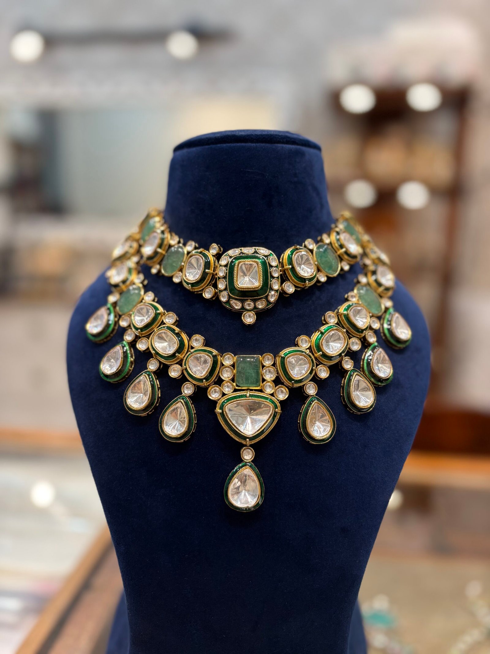 Rohini Polki Necklace Bridal Set