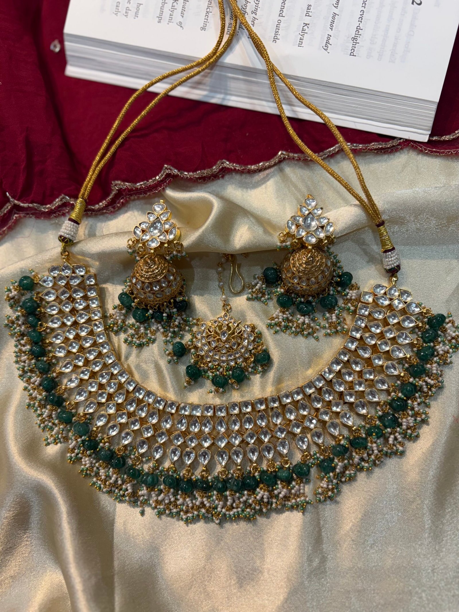 Bhairavi Kundan Necklace Set