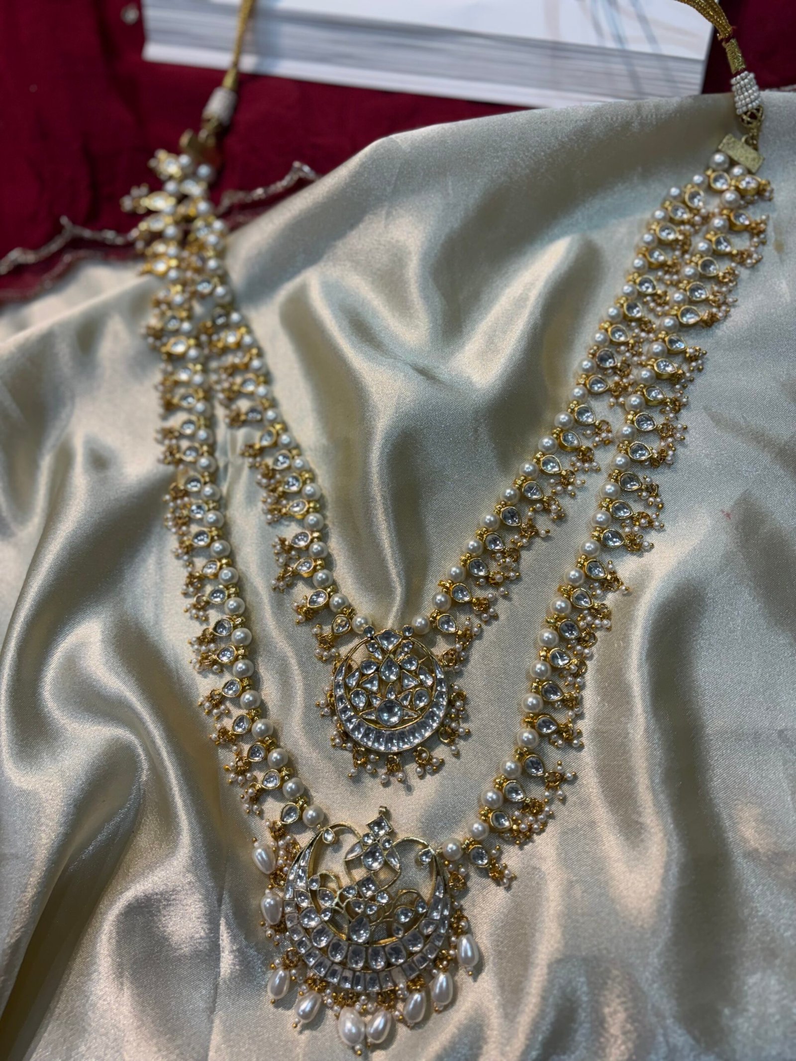 Bindhya Kundan layered Necklace Set