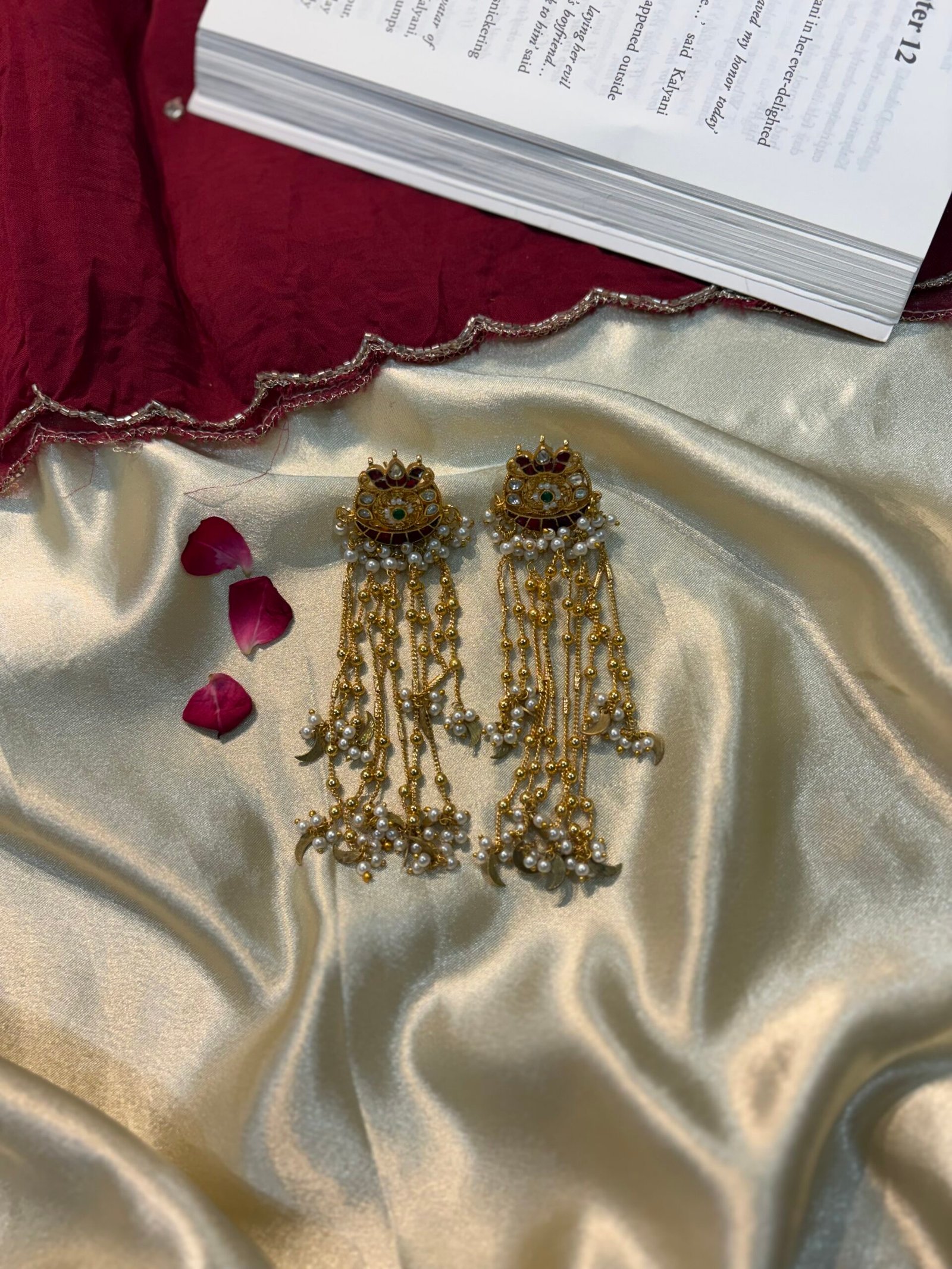 Naazia Kundan Fusion Earrings